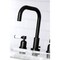 Kingston Brass FSC8930DPL Paris Widespread Bathroom Faucet W/ Brass Pop-Up, Matte Blk FSC8930DPL - alternate 3
